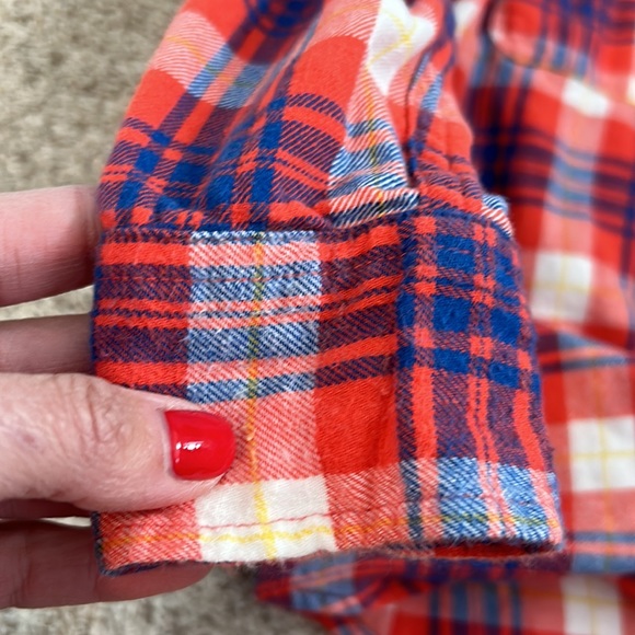 J. Crew Crewcuts Flannel Plaid Shirt, 4-5T - Picture 7 of 9